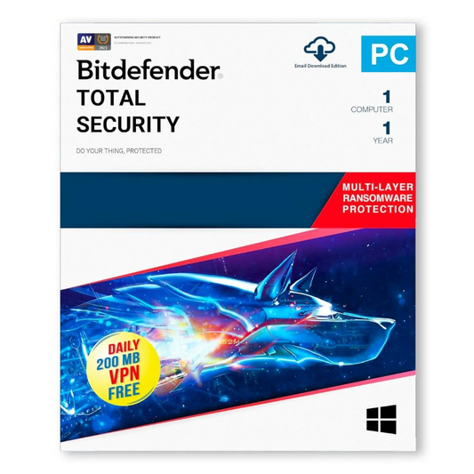 Bitdefender Total Security (1 PC | 1 Year)